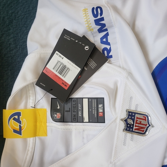 Nike Rams White and Yellow Jersey NWT - Picture 2 of 3
